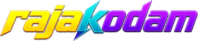 Logo rajakodam platform hiburan online Indonesia